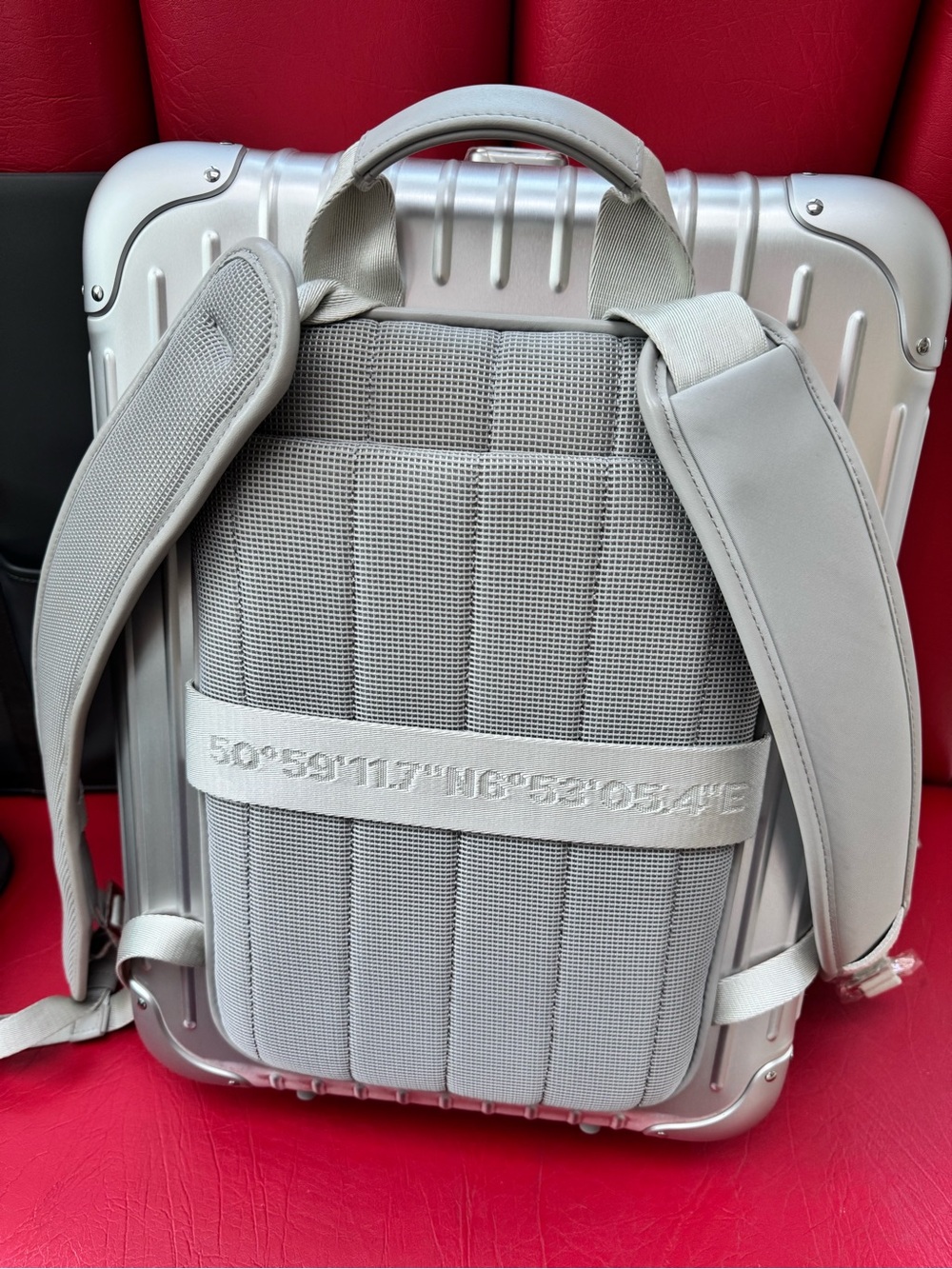 RIMOWA Silver Hard-Shell Backpack Case - Picture 3 of 16